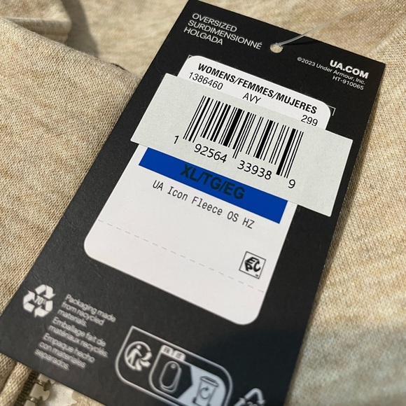 NWT Under Armour Women's Icon Fleece Half-Zip Pullover - Picture 4 of 7